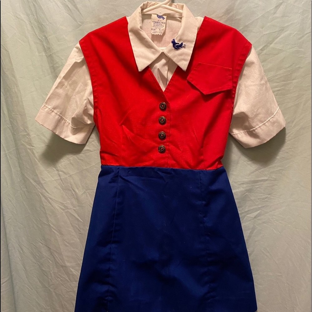 Vintage campfire Girls uniform dress size 7